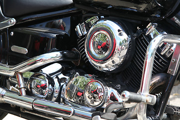 Image showing motorbike motor
