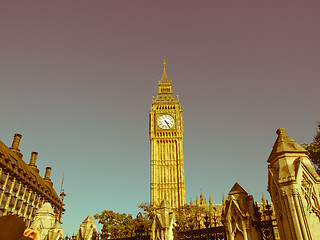 Image showing Retro looking Big Ben