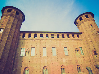 Image showing Retro look Palazzo Madama, Turin