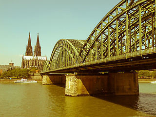 Image showing Retro looking Koeln panorama