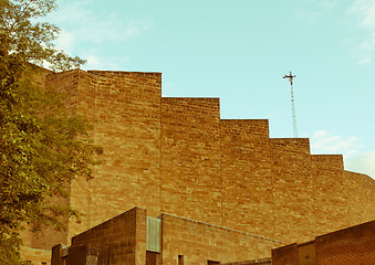 Image showing Retro looking Coventry Cathedral