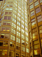 Image showing Retro looking Modern brutalist architecture London