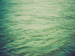 Image showing Retro look water background