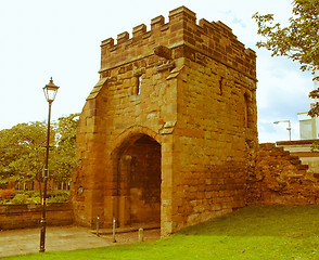 Image showing Retro looking Cook Street Gate, Coventry