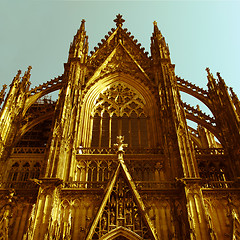 Image showing Retro looking Koeln Dom