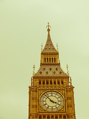 Image showing Retro looking Big Ben