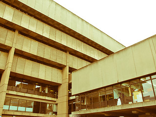 Image showing Retro looking Birmingham Library