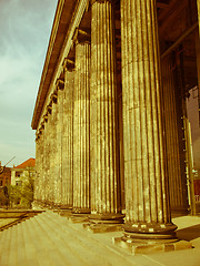 Image showing Retro looking Altesmuseum Berlin