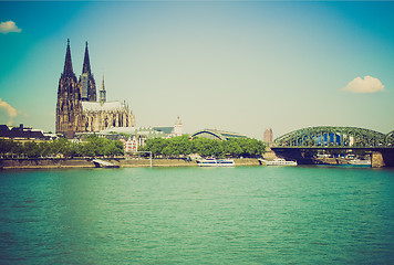 Image showing Retro look Koeln panorama