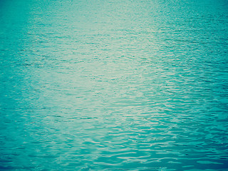 Image showing Retro look water background