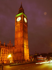 Image showing Retro looking Big Ben