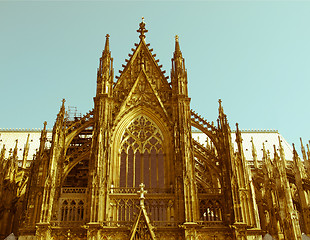 Image showing Retro looking Koeln Dom