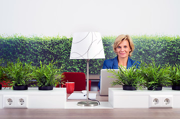 Image showing Confident Female Environmentalist In Office