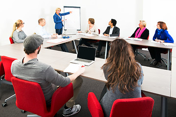 Image showing Large meeting