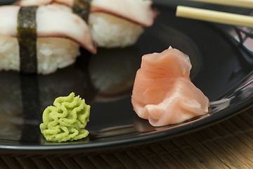 Image showing Sushi in sushi bar