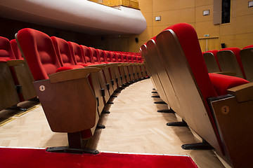 Image showing Seats in a theater and opera