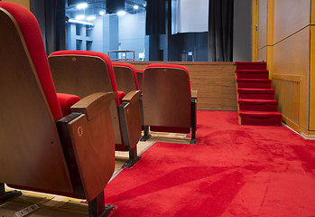 Image showing Seats in a theater and opera