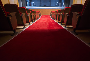 Image showing Seats in a theater and opera