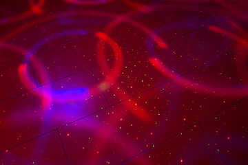 Image showing Disco with colorful lights