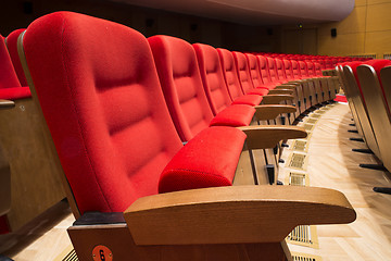 Image showing Seats in a theater and opera