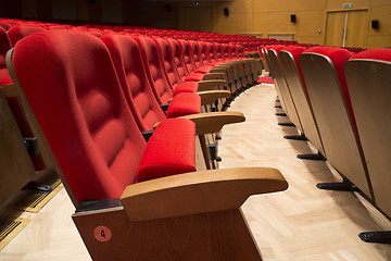 Image showing Seats in a theater and opera