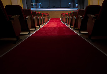 Image showing Seats in a theater and opera