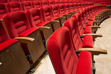 Image showing Seats in a theater and opera