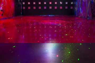 Image showing Disco with colorful lights