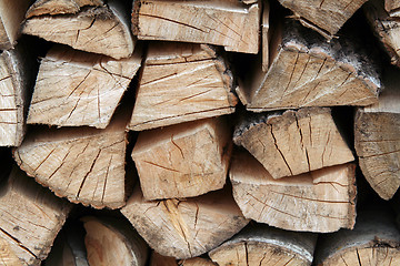 Image showing woodpile