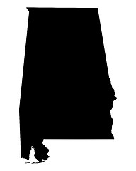 Image showing Map of Alabama