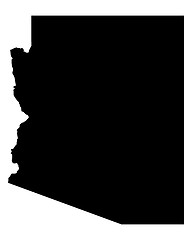 Image showing Map of Arizona