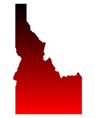 Image showing Map of Idaho