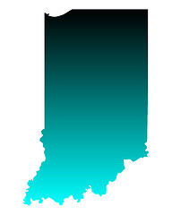 Image showing Map of Indiana