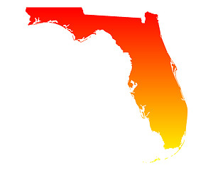 Image showing Map of Florida