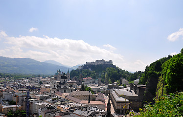 Image showing Salzburg with Festung
