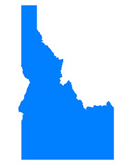 Image showing Map of Idaho