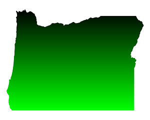 Image showing Map of Oregon