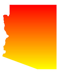 Image showing Map of Arizona