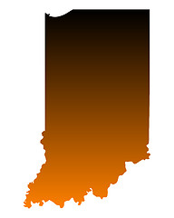 Image showing Map of Indiana