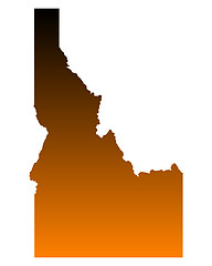 Image showing Map of Idaho