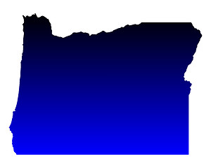 Image showing Map of Oregon