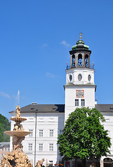 Image showing Carillon tower of New Residence in Salzburg