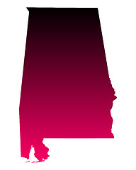 Image showing Map of Alabama