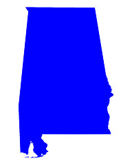 Image showing Map of Alabama