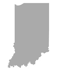 Image showing Map of Indiana