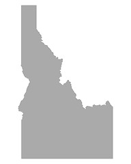 Image showing Map of Idaho