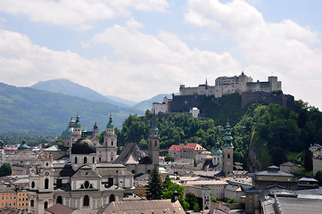 Image showing Salzburg with Festung