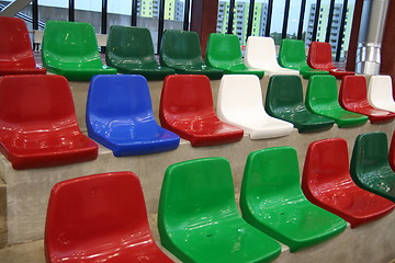 Image showing stadium seats