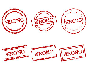 Image showing Wrong stamps