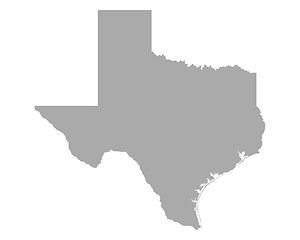 Image showing Map of Texas